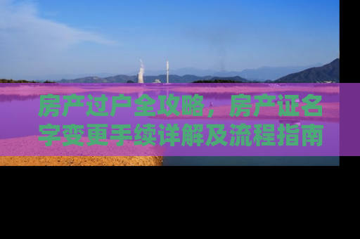 房产过户全攻略，房产证名字变更手续详解及流程指南