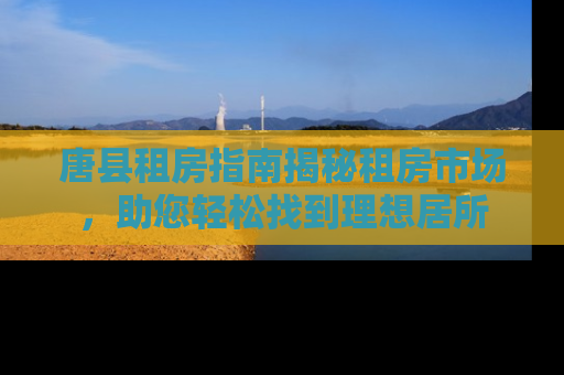 唐县租房指南揭秘租房市场，助您轻松找到理想居所