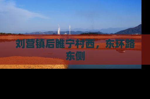 刘营镇后睢宁村西，东环路东侧