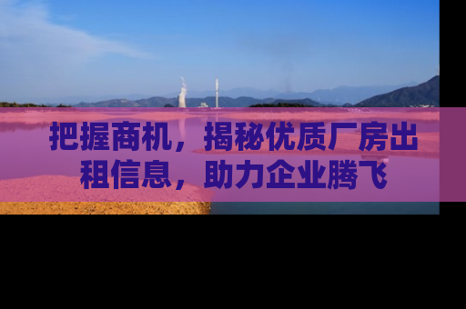 把握商机，揭秘优质厂房出租信息，助力企业腾飞